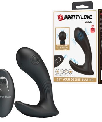 PRETTY LOVE - VIBRADOR DE PRÓSTATA MIRABELLE COM CONTROLE REMOTO