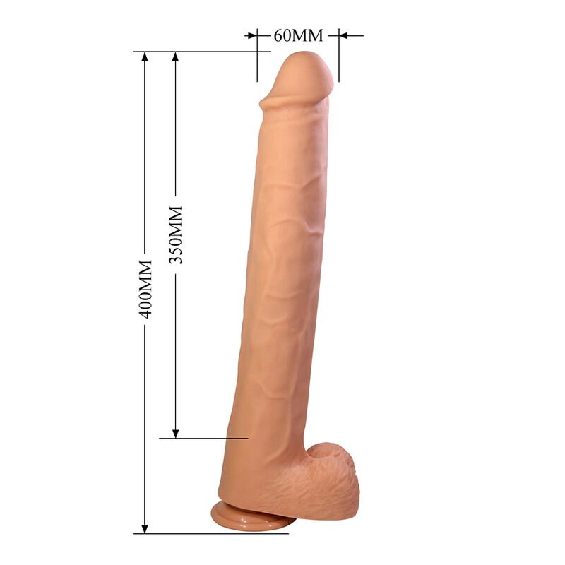 PRETTY LOVE - PAT DILDO FLEXÍVEL REALISTA COM VENTOSA 40 CM -Ø- 6 CM - Imagem 5