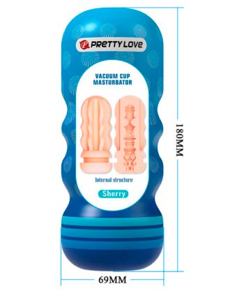 PRETTY LOVE - SHERRY, MASTURBADOR VAGINAL COM VENTOSA E TEXTURAS INTERNAS - Image 3