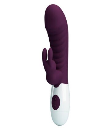 PRETTY LOVE - VIBRADOR COELHO NAUGHTY BUNNY COM 30 FUNÇÕES - ROXO - Image 5