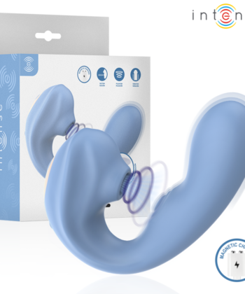 INTENSE - GINA - ESTIMULADOR CLITORIAL MULTIFUNCIONAL AZUL