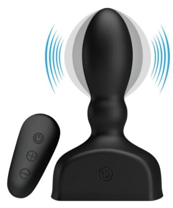 MR PLAY - CONTROLE REMOTO DE PLUG ANAL INFLVEL PRETO