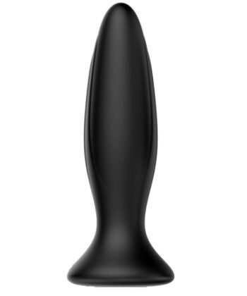 MR PLAY - PLUG ANAL VIBRADOR PRETO RECARREGVEL