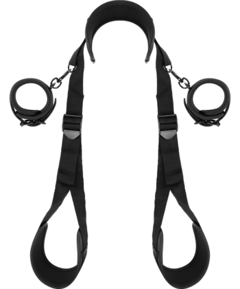 FETISH SUBMISSIVE - POSIÇÃO DE PERNAS ABERTAS COM ALGEMAS DE FORRO DE NOPRENE