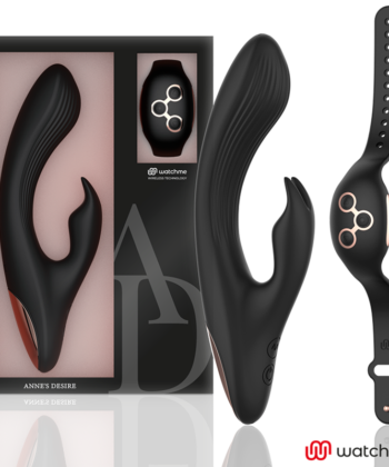 ANNE'S DESIRE - RABBIT TECNOLOGIA DE CONTROLE REMOTO WATCHME PRETO/OURO