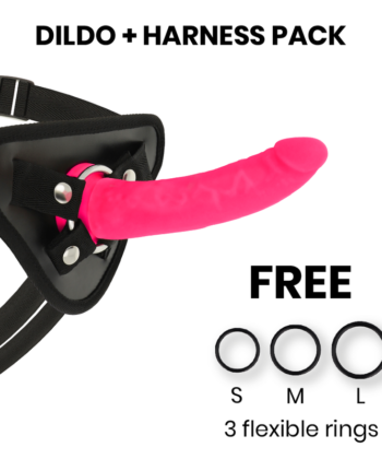 DELTA CLUB - ARREIO DE BRINQUEDOS + DONG ROSA SILICONE 17 CM -O- 3 CM