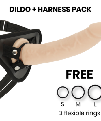 DELTA CLUB - ARREIO DE BRINQUEDOS + DONG FLESH SILICONE 23 CM -O- 4.5 CM