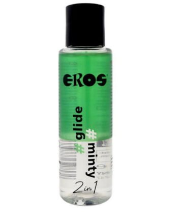 EROS - LUBRIFICANTE À BASE DE SILICONE "2 IN 1"GLIDE MENTA 100 ML