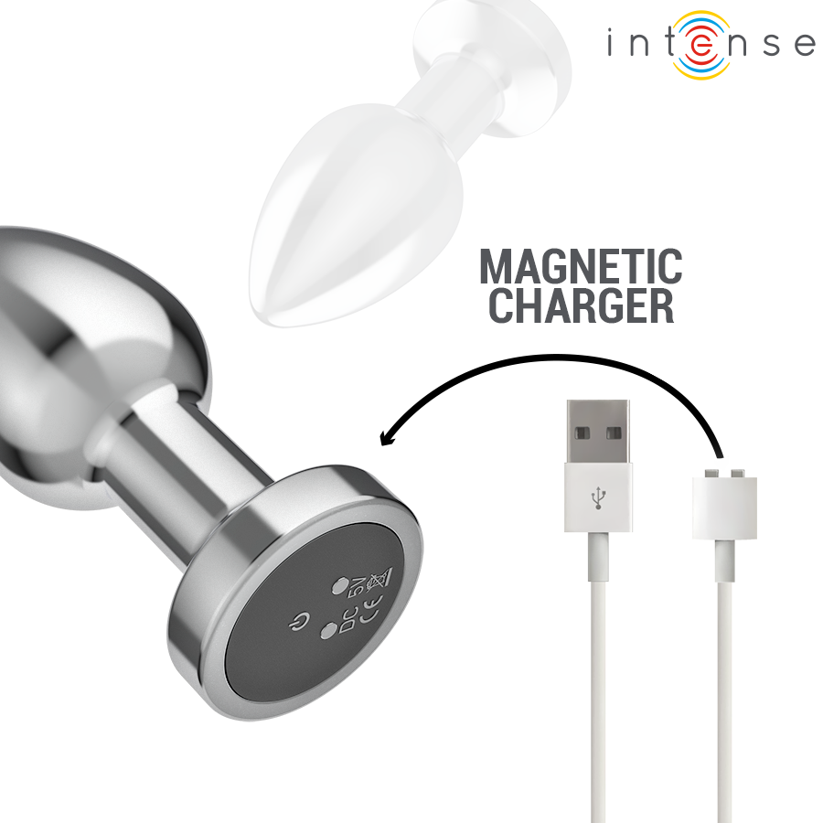 INTENSE - PLUG ANAL 10 VIBRAÇÕES METAL COM CONTROLE REMOTO M - Imagem 5