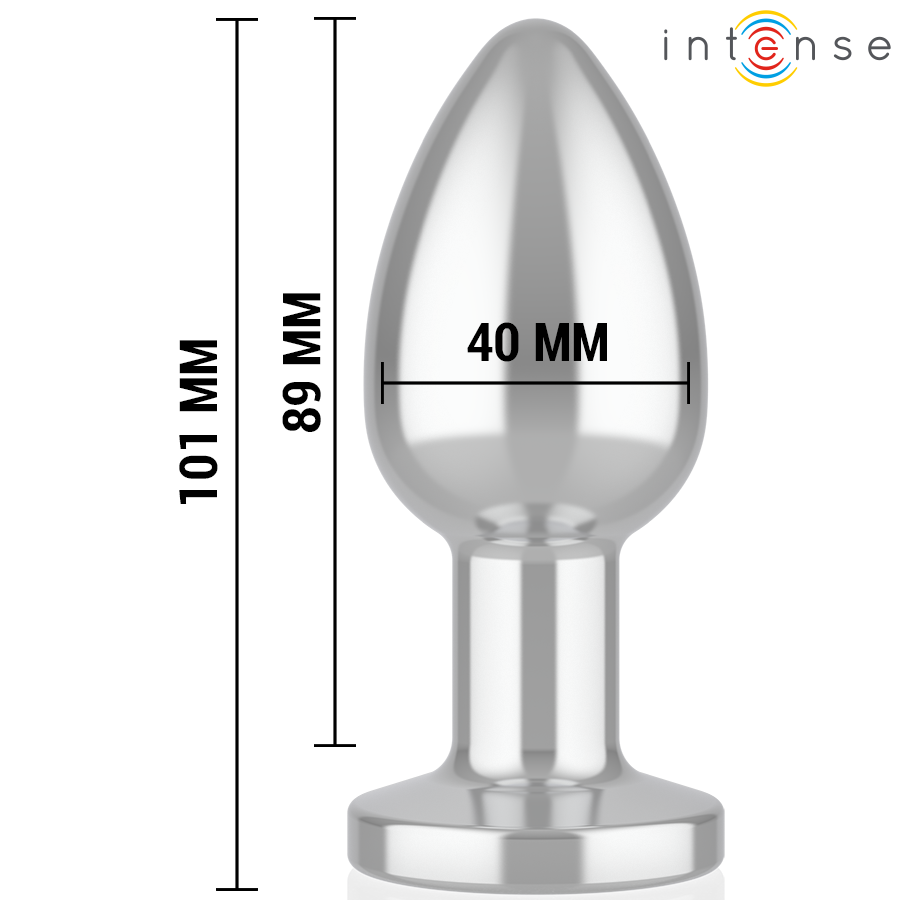 INTENSE - PLUG ANAL 10 VIBRAÇÕES METAL COM CONTROLE REMOTO L - Imagem 5