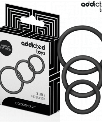 Visão alternativa de ADDICTED TOYS - CONJUNTO DE ANÉIS DE SILICONE MODELO 2