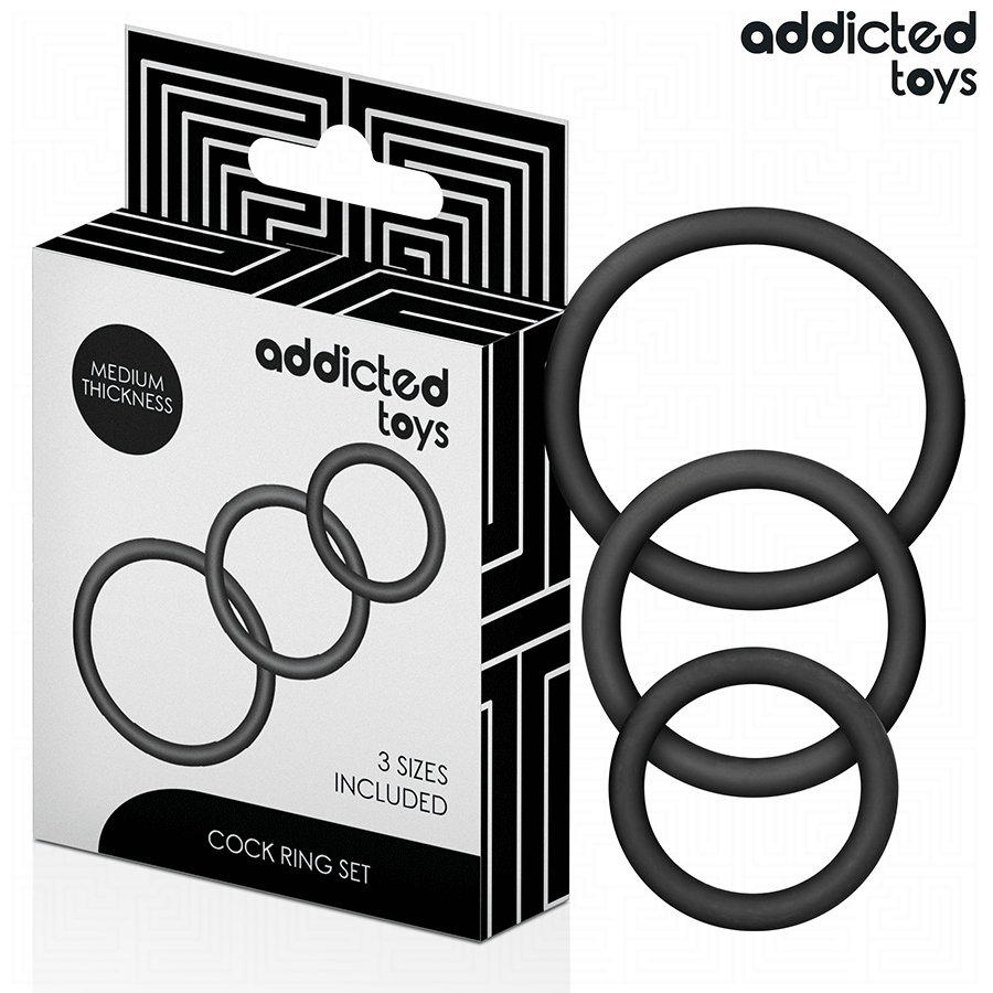 ADDICTED TOYS - CONJUNTO DE ANÉIS DE SILICONE MODELO 2 - Image 2