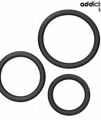 ADDICTED TOYS - CONJUNTO DE ANÉIS DE SILICONE MODELO 2