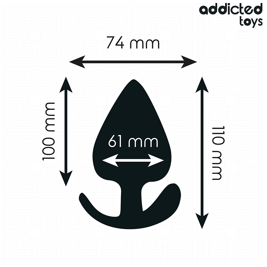 ADDICTED TOYS - PLUG ANAL TAMANHO XXL 11 CM - Imagem 3