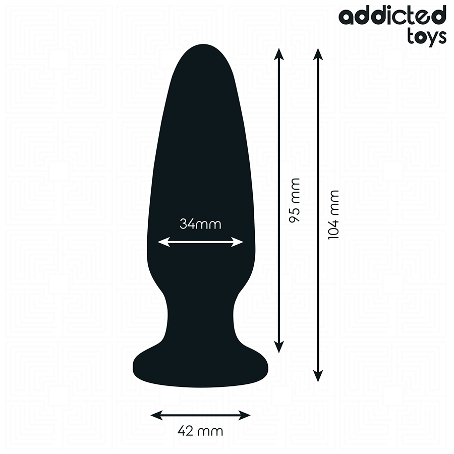 ADDICTED TOYS - PLUG ANAL COM JOIA TAMANHO M 10,4 CM - Imagem 2