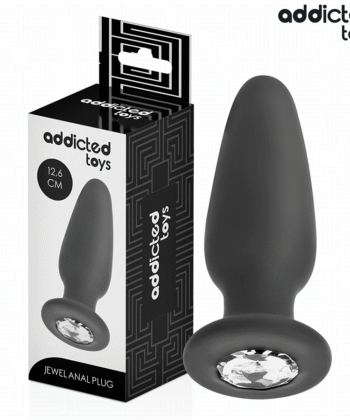 ADDICTED TOYS - PLUG ANAL COM JOIA TAMANHO L 12,6 CM