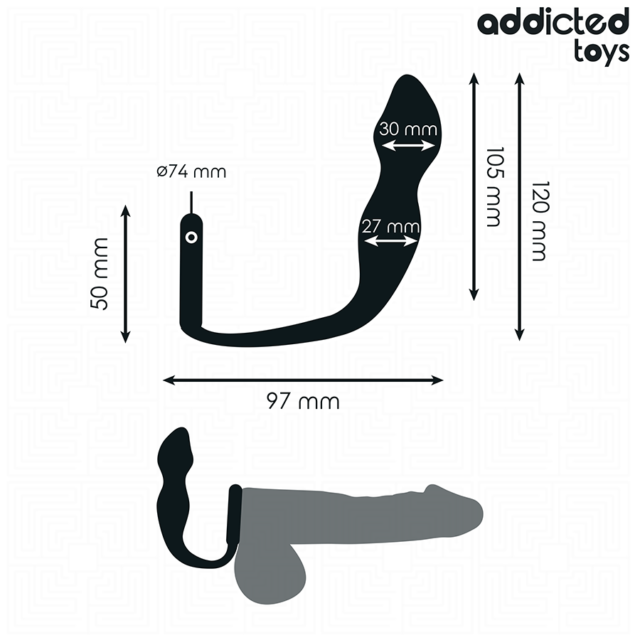 ADDICTED TOYS - PLUG ANAL COM ANEL MODELO 2 - Imagem 4