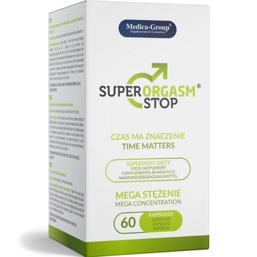 MEDICA GROUP - SUPER ORGASMO PARAR DE RETARDAR PARA HOMENS 60 CÁPSULAS - Image 3
