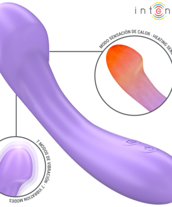 Visão alternativa de INTENSE - VIBRADOR BECKY 19 CM AQUECÍVEL 7 VIBRAÇÕES ROXO