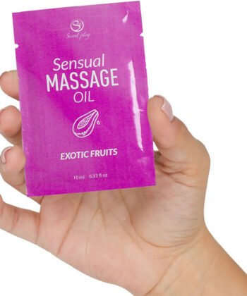 Visão alternativa de SECRETPLAY - ÓLEO DE MASSAGEM DE FRUTAS EXÓTICAS EM DOSE ÚNICA 10 ML