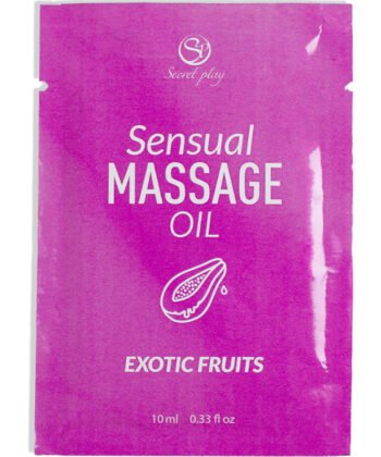 SECRETPLAY - ÓLEO DE MASSAGEM DE FRUTAS EXÓTICAS EM DOSE ÚNICA 10 ML