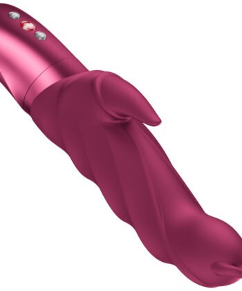 FUN FACTORY - VIBRADOR DARLING DEVIL RABBIT VERMELHO VINHO