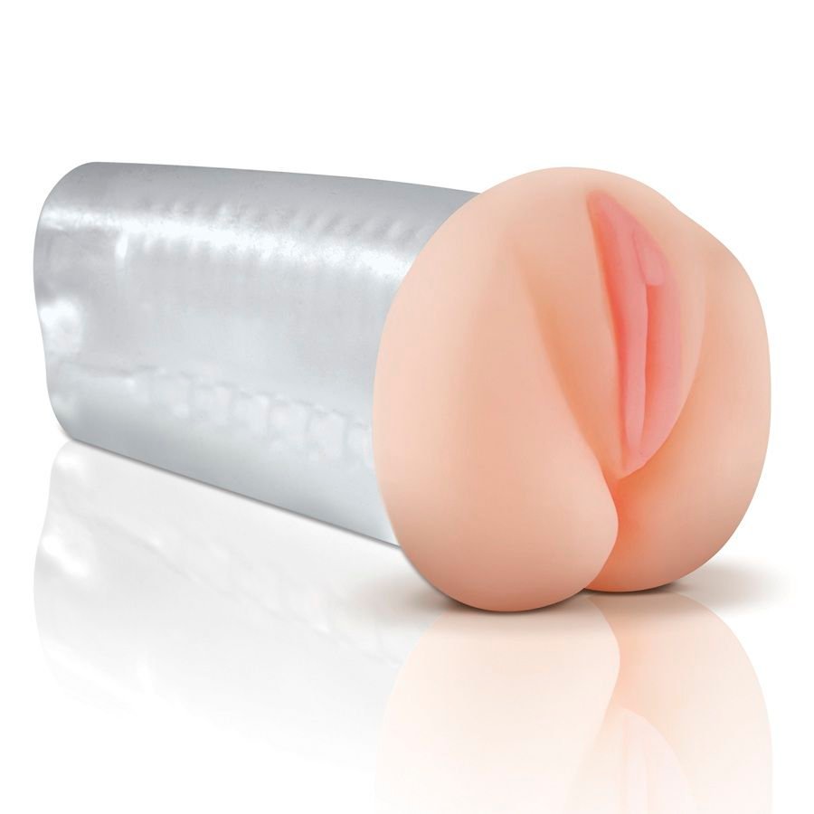 EXTREME TOYZ - MASTURBADOR DE VAGINA NATURAL - TRANSPARENTE - Imagem 5