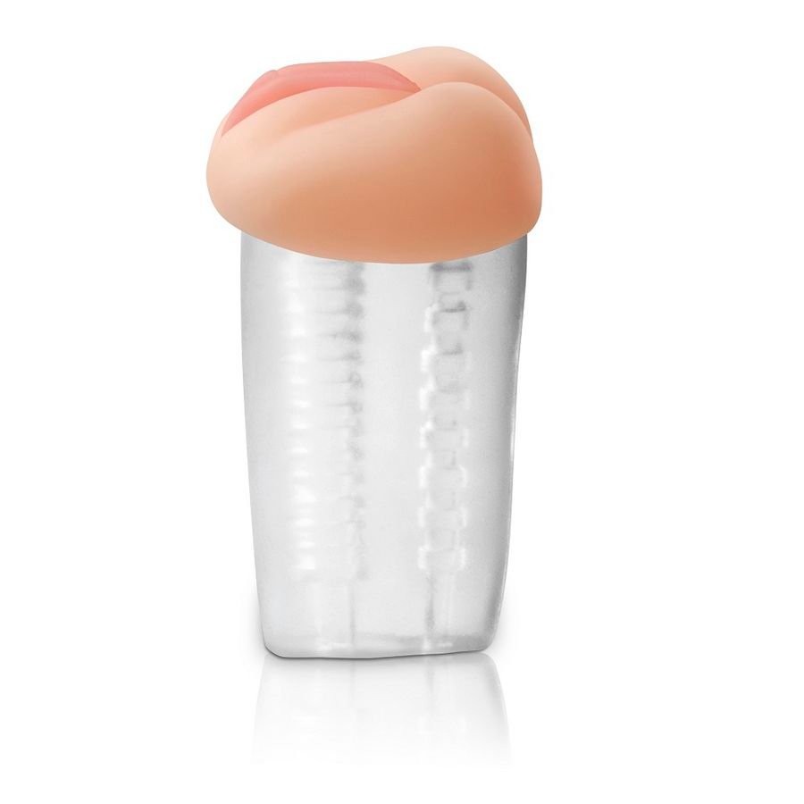 EXTREME TOYZ - MASTURBADOR DE VAGINA NATURAL - TRANSPARENTE - Imagem 2
