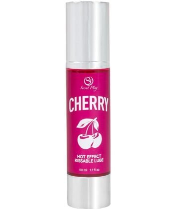 SECRETPLAY - LUBRIFICANTE AQUECEDOR DE CEREJA 50 ML