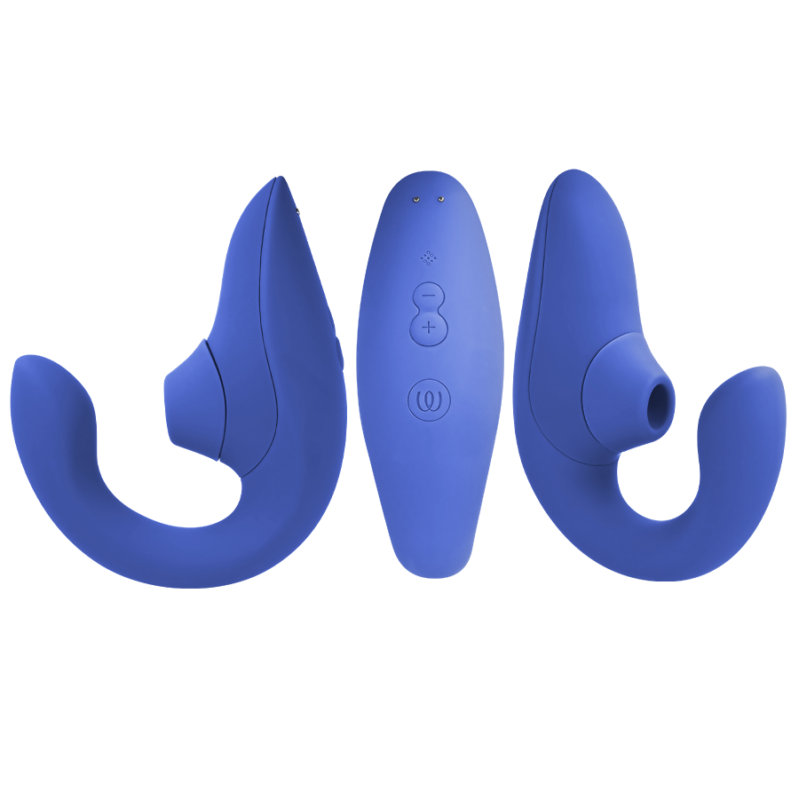 WOMANIZER - VIBRADOR ESTIMULADOR BLEND RABBIT AZUL VIBRANTE - Imagem 2