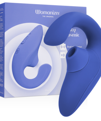 WOMANIZER - VIBRADOR ESTIMULADOR BLEND RABBIT AZUL VIBRANTE