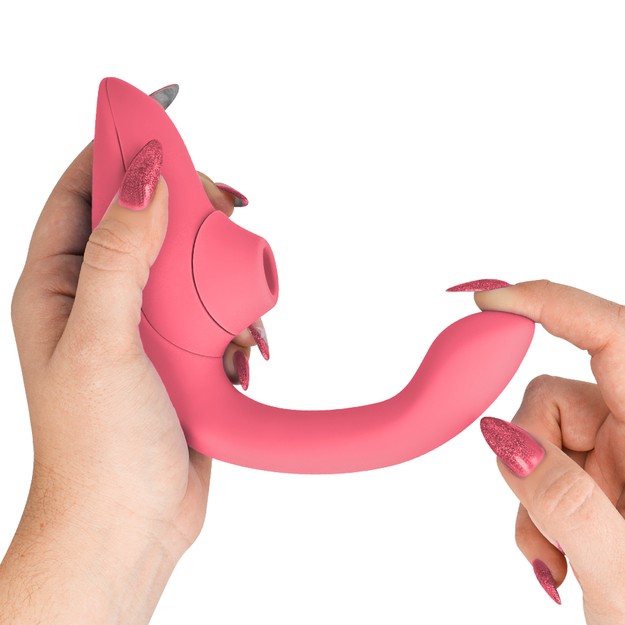 WOMANIZER - VIBRADOR ESTIMULADOR BLEND RABBIT ROSA VIBRANTE - Image 4