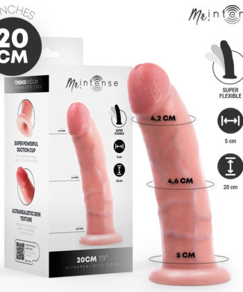 MR INTENSE - MÉDIO TERENCE DILDO 20 CM -Ø- 5 CM