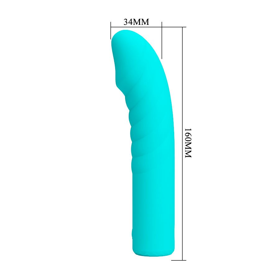 PRETTY LOVE - RYLAN VIBRADOR AZUL PARA PONTO G - Imagem 4