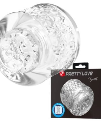 PRETTY LOVE - CRYSTLE MASTURBADOR DE ENTRADA DUPLA