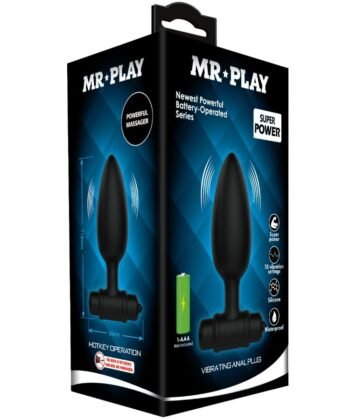 Visão alternativa de MR PLAY - PLUG ANAL SUPER POWER COM VIBRAÇÃO