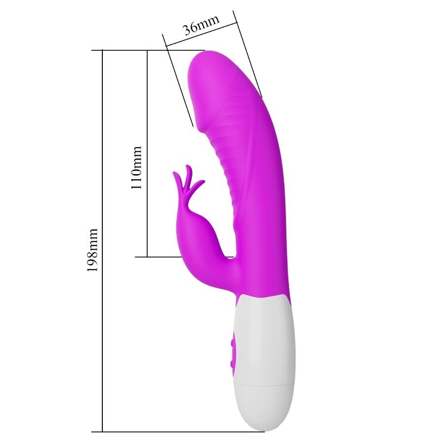 PRETTY LOVE - RASMUSSEN VIBRADOR DE PONTO G ROXO - Imagem 5