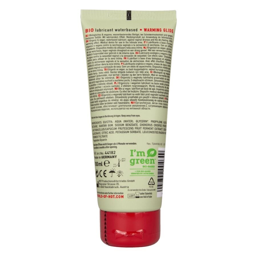 HOT - BIOLUBRIFICANTE À BASE DE ÁGUA COM AQUECIMENTO 100 ML - Imagem 2