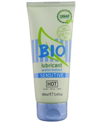 HOT - BIO LUBRIFICANTE À BASE ÁGUA SENSITIV 100 ML