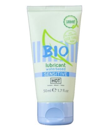 HOT - BIO LUBRIFICANTE À BASE ÁGUA SENSITIV 50 ML