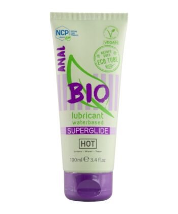 HOT - BIO LUBRIFICANTE À BASE DE ÁGUA ANAL 100 ML