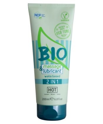 HOT - BIO MASSAGE & LUBRIFICANTE À BASE DE ÁGUA 2 EM 1 200 ML