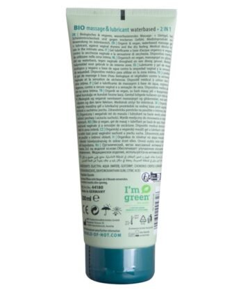 Visão alternativa de HOT - BIO MASSAGE & LUBRIFICANTE À BASE DE ÁGUA 2 EM 1 200 ML