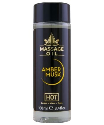 HOT - LEO DE MASSAGEM ÂMBAR E ALMÍSCAR 100 ML