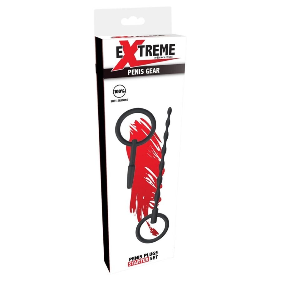 HIDDEN DESIRE - EXTREME STARTER CONJUNTO DE PLUGS URETRAIS 2 UNIDADES - Imagem 5