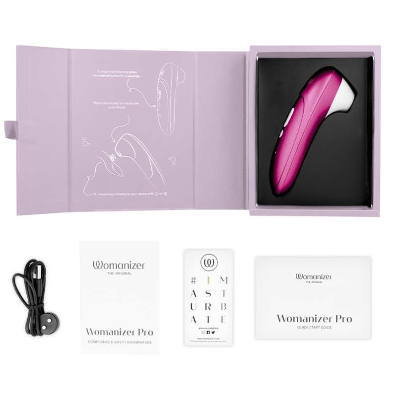 WOMANIZER - PRO VIBRANT CLITORIAL ESTIMULANTE ROSA - Imagem 3