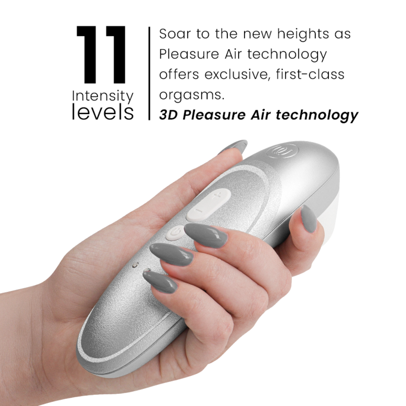 WOMANIZER - PRO VIBRANT CLITORIAL STIMULATOR CINZA PRATEADO - Imagem 2