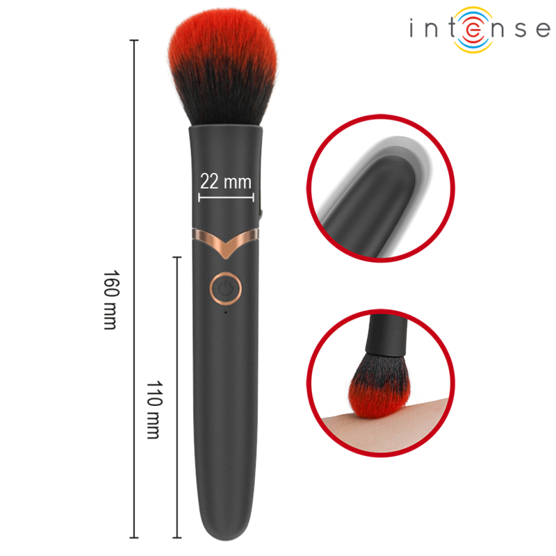 INTENSE - EMILIA ESCOVA VIBRATÓRIA 10 VIBRAÇÕES 16 CM - Imagem 5