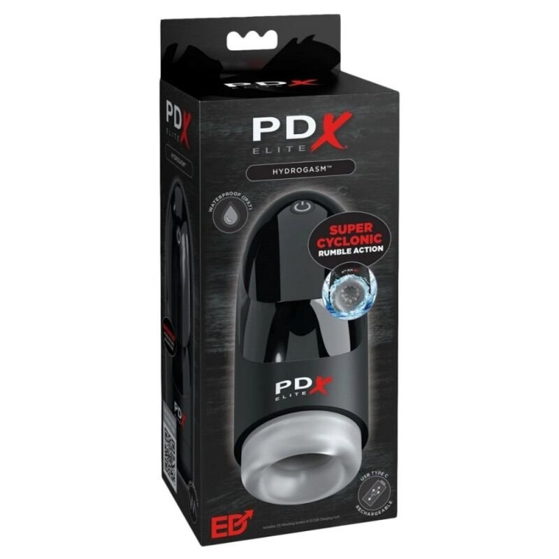PDX ELITE - MASTURBADOR VIBRATÓRIO CICLONICO HIDROGASM 20 CM - Imagem 3