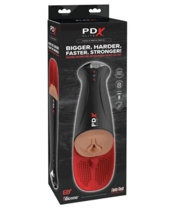Visão alternativa de PDX ELITE - FAP-O-MATIC PRO XL VIBRATÓRIO AUTOMÁTICO MARROM 34,9 CM